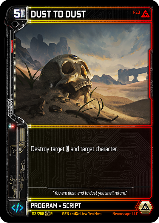 Neuroscape TCG - Dust To Dust GEN-113