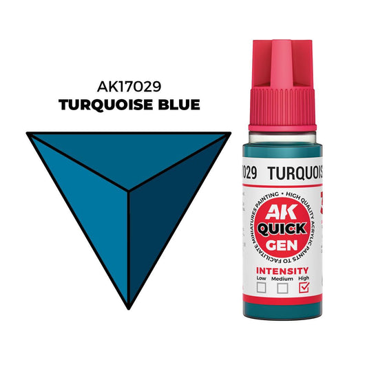 AK Interactive - Quick Gen: Turquoise Blue (18 ml)