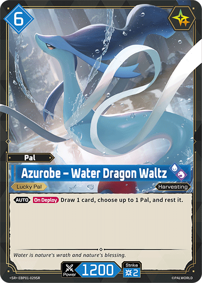 Palworld TCG - Azurobe – Water Dragon Waltz [EBP01-029SR]