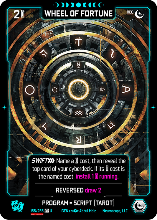 Neuroscape TCG - Wheel Of Fortune GEN-155
