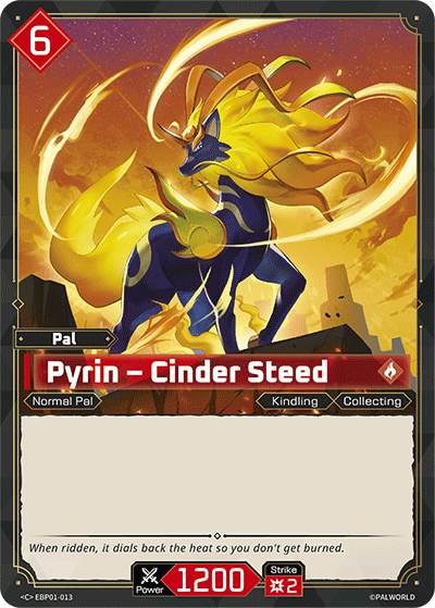 Palworld TCG - Pyrin – Cinder Steed [EBP01-013C]