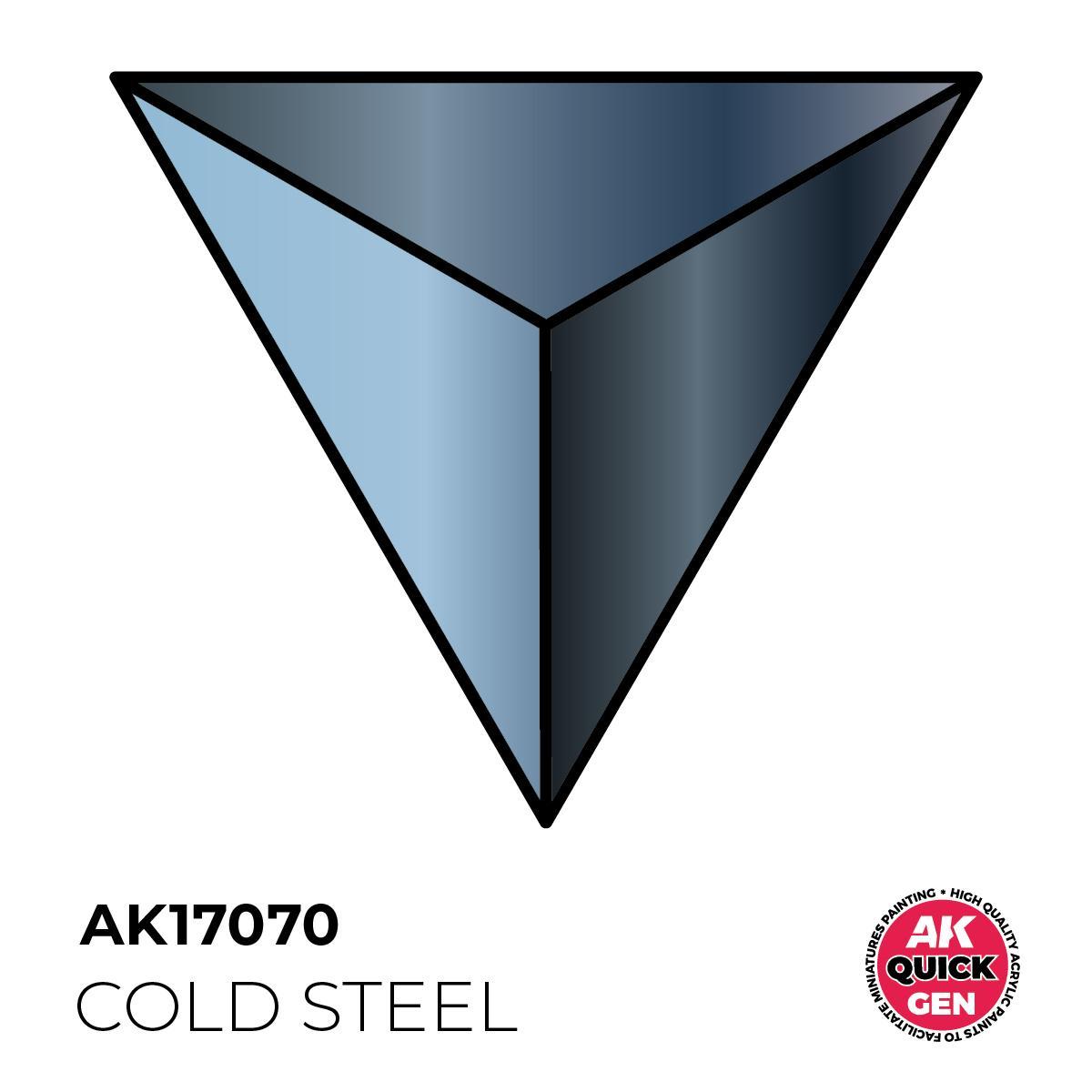AK Interactive - Quick Gen: Cold Steel (18 ml)