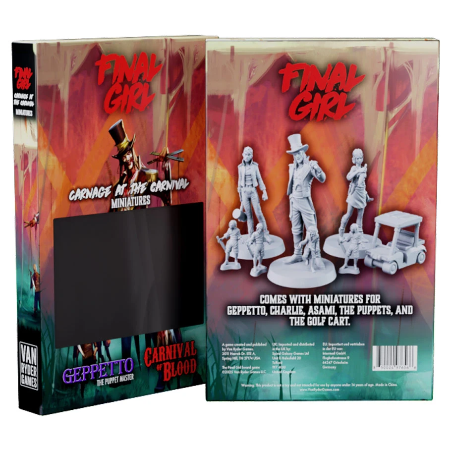 Final Girl: Carnage at the Carnival Miniatures