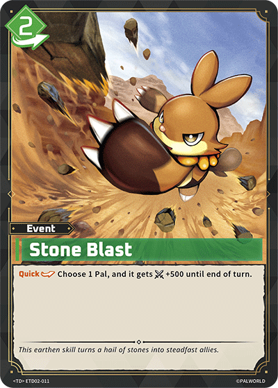 Palworld TCG - Stone Blast [ETD02-011TD]