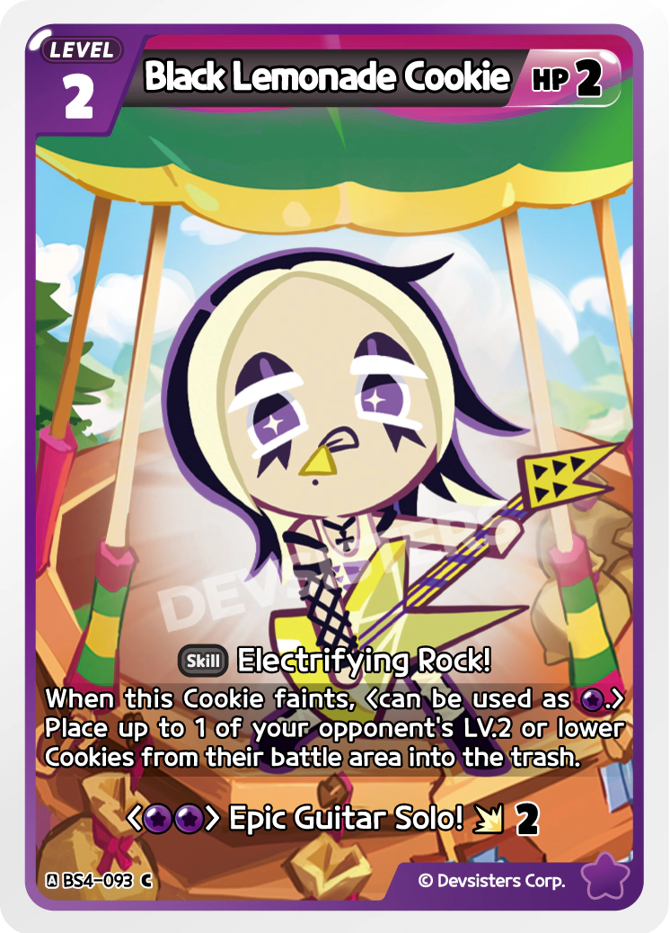 CookieRun TCG - Black Lemonade Cookie [BS4-093 C]