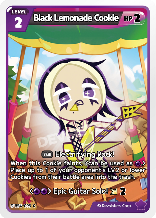 CookieRun TCG - Black Lemonade Cookie [BS4-093 C]