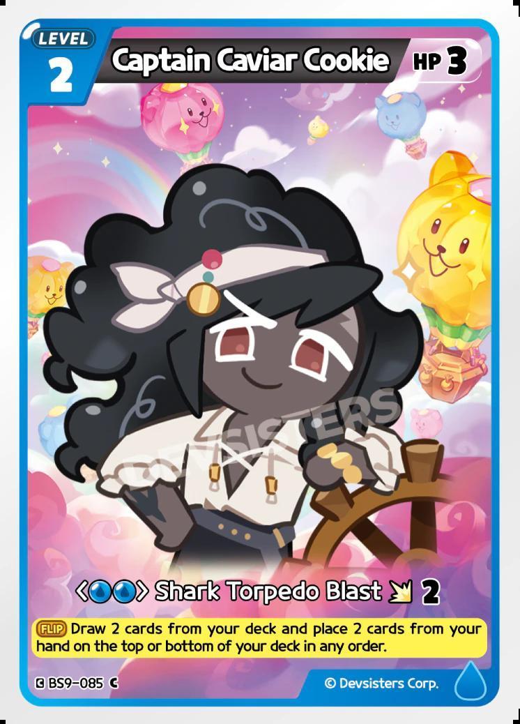 CookieRun TCG - Captain Caviar Cookie [BS9-085 C]
