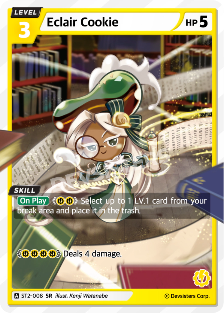 CookieRun TCG - Eclair Cookie [ST2-008 SR]