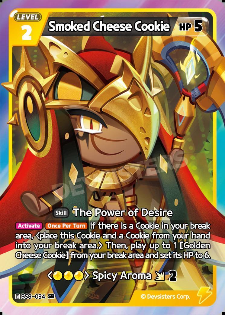 CookieRun TCG - Smoked Cheese Cookie [BS8-034 SR]