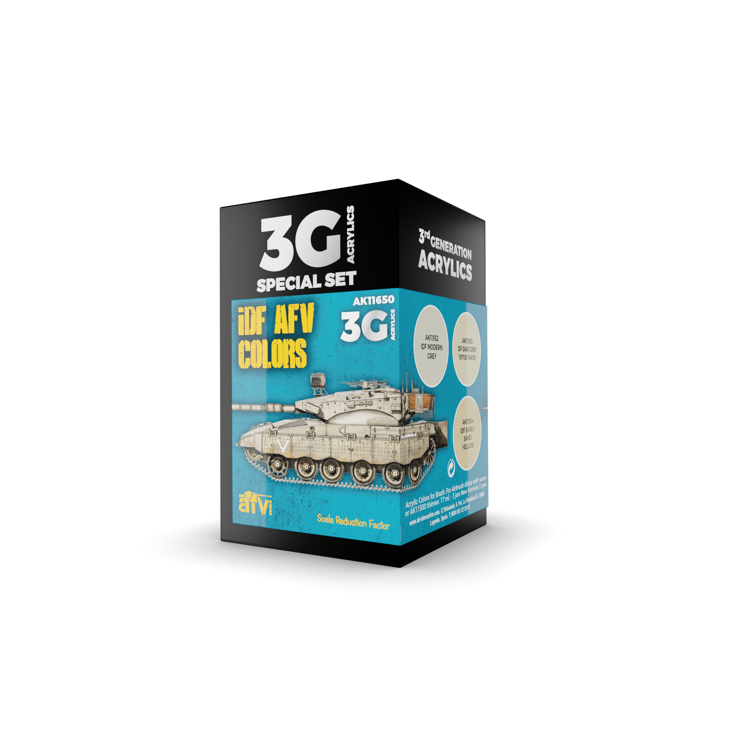 AK Interactive - 3G Special Set: IDF AFV Colors (3ct)