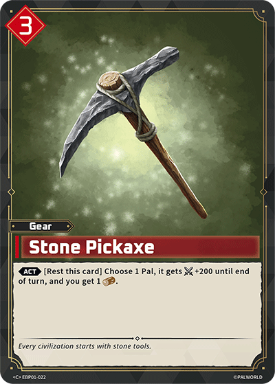Palworld TCG - Stone Pickaxe [EBP01-022C]
