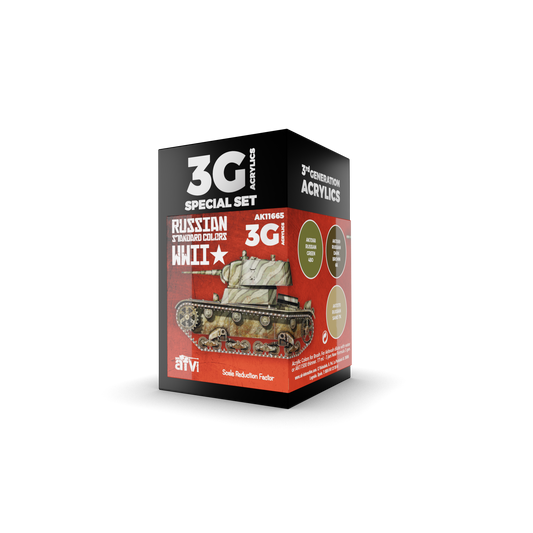 AK Interactive - 3G Special Set: Russian Standard Colors WWII (3ct)