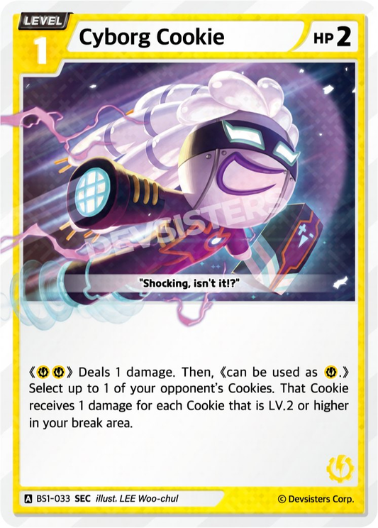 CookieRun TCG - Cyborg Cookie [BS1‑033 SEC]