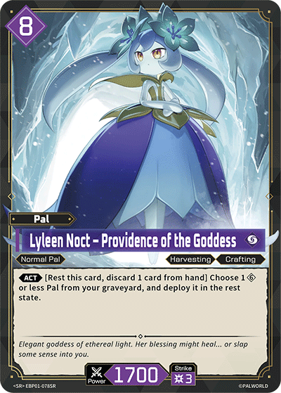 Palworld TCG - Lyleen Noct – Providence of the Goddess [EBP01-078SR]
