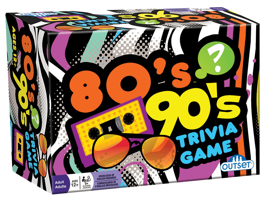 80s 90s Trivia Game (Outset Media) - The Feisty Goblin Gamehouse -