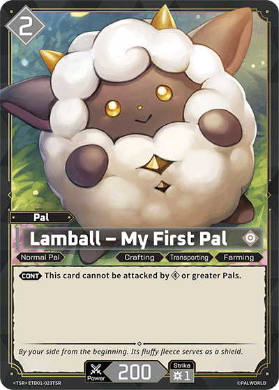 Palworld TCG - Lamball – My First Pal [ETD01-023TSR]