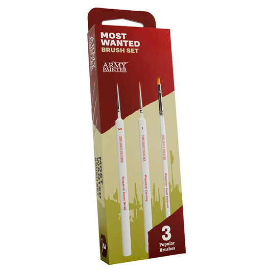 The Army Painter - Brush: Wargamer Most Wanted Brush Set