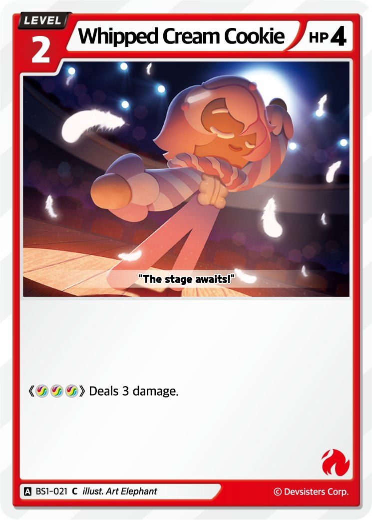 CookieRun TCG - Whipped Cream Cookie [BS1‑021 C]