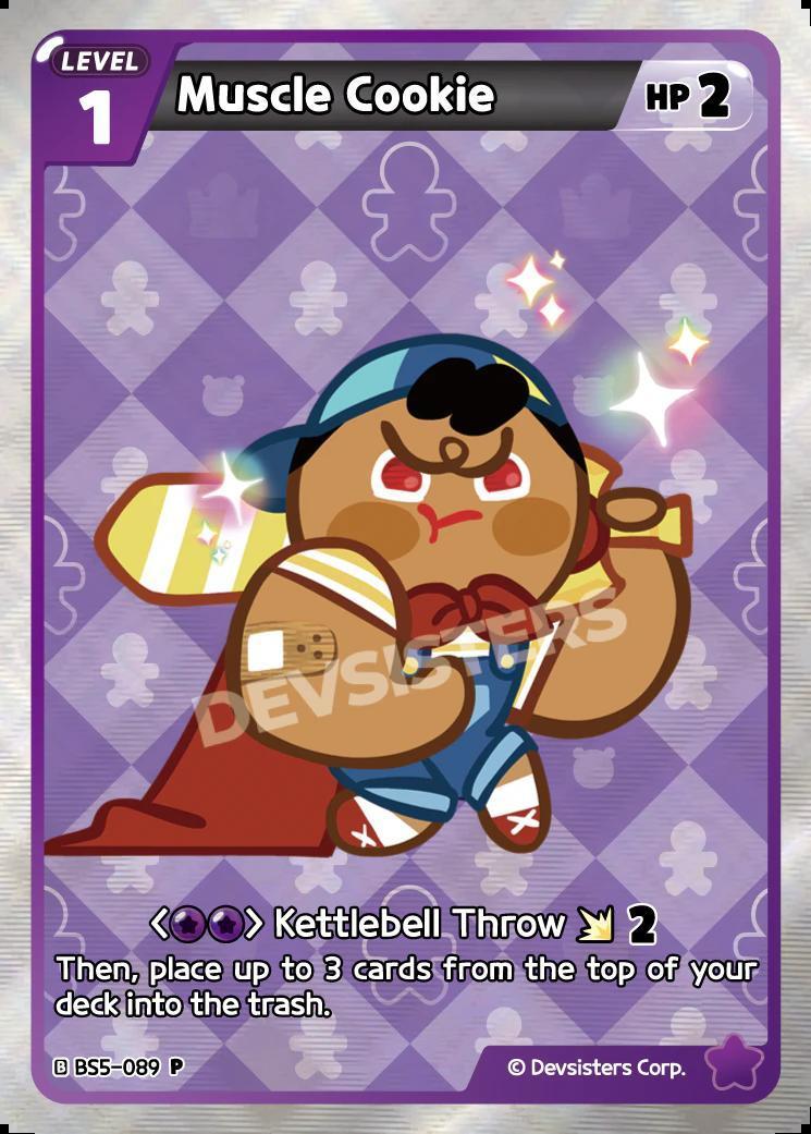 CookieRun TCG - Muscle Cookie [BS5-089 P]