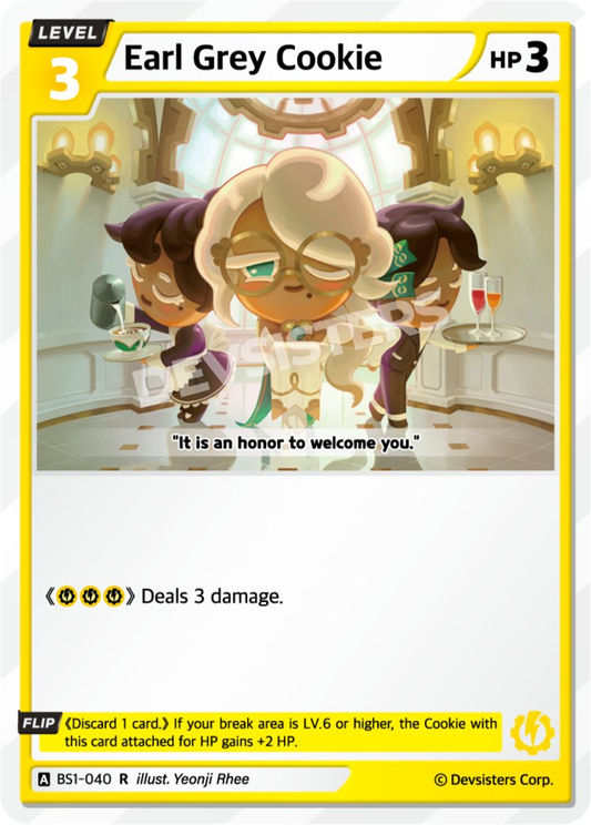 CookieRun TCG - Earl Gray Cookie [BS1‑040 R]