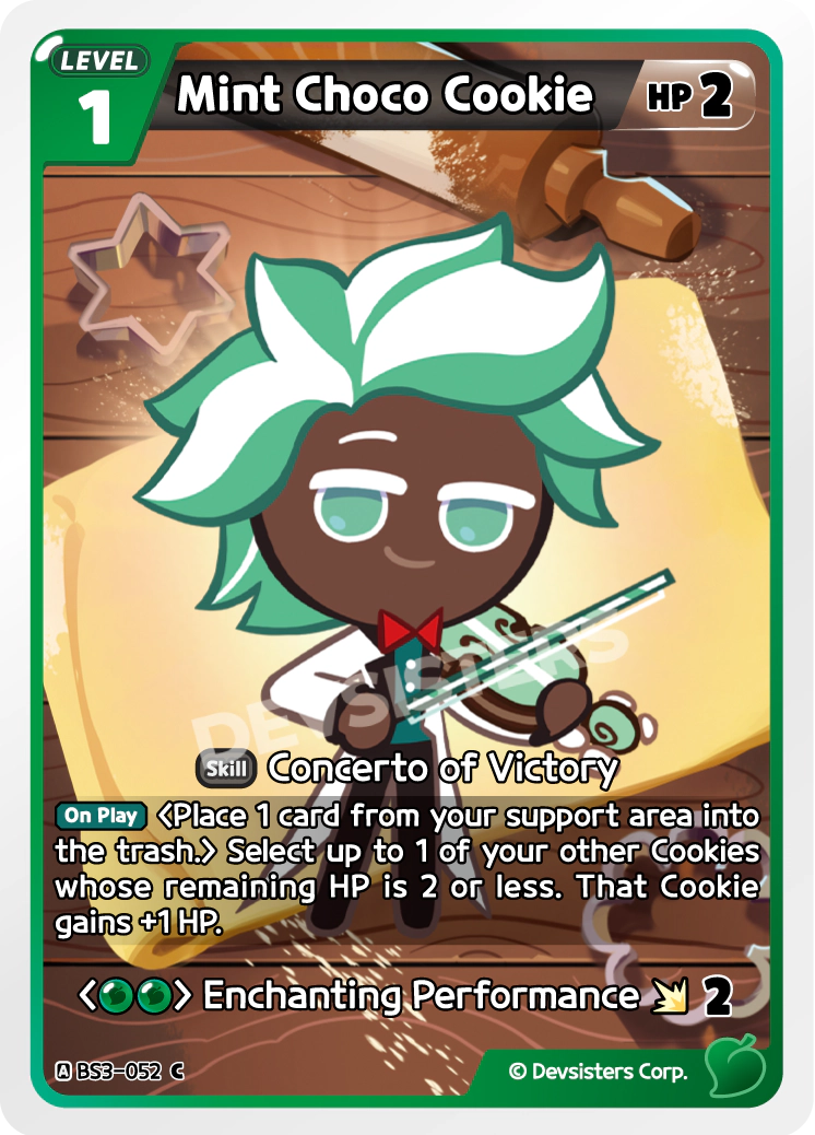CookieRun TCG - Mint Choco Cookie [BS3-052 C]