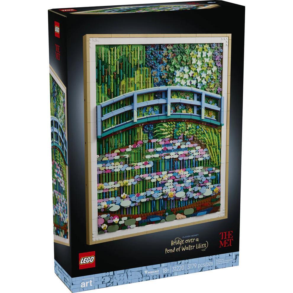 LEGO® ART Claude Monet – Bridge over a Pond of Water Lilies | 31220