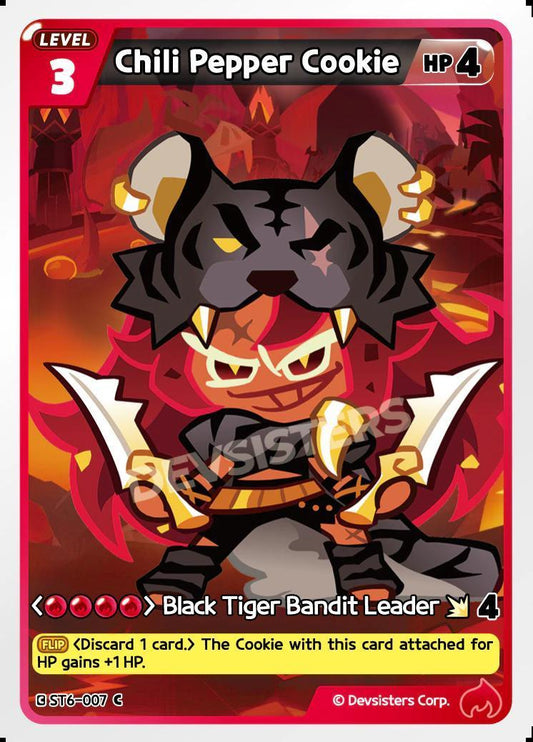 CookieRun TCG - Chili Pepper Cookie [ST6-007 C]