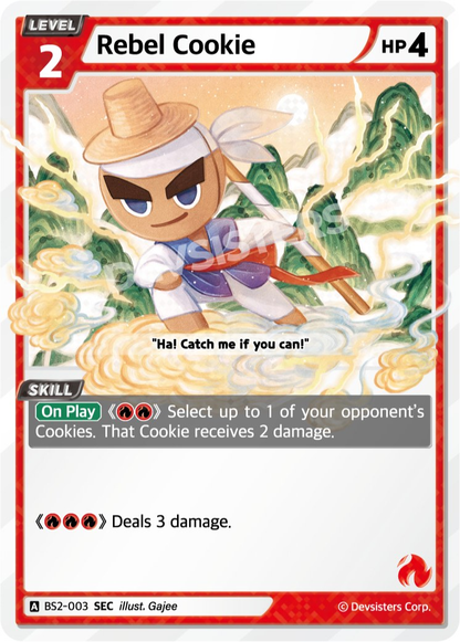 CookieRun TCG - Rebel Cookie [BS2-003 SEC]
