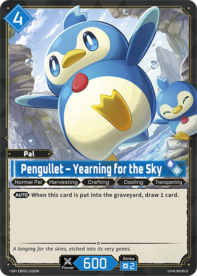 Palworld TCG - Pengullet – Yearning for the Sky [EBP01-028SR]