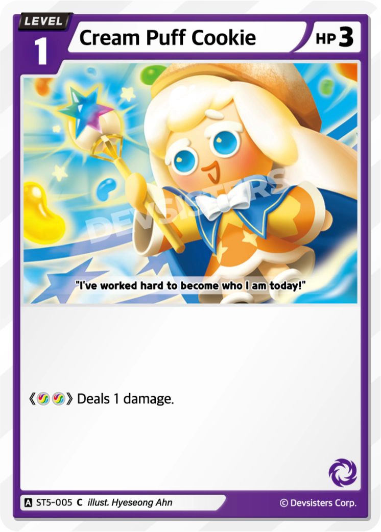 CookieRun TCG - Cream Puff Cookie [ST5-005 C]