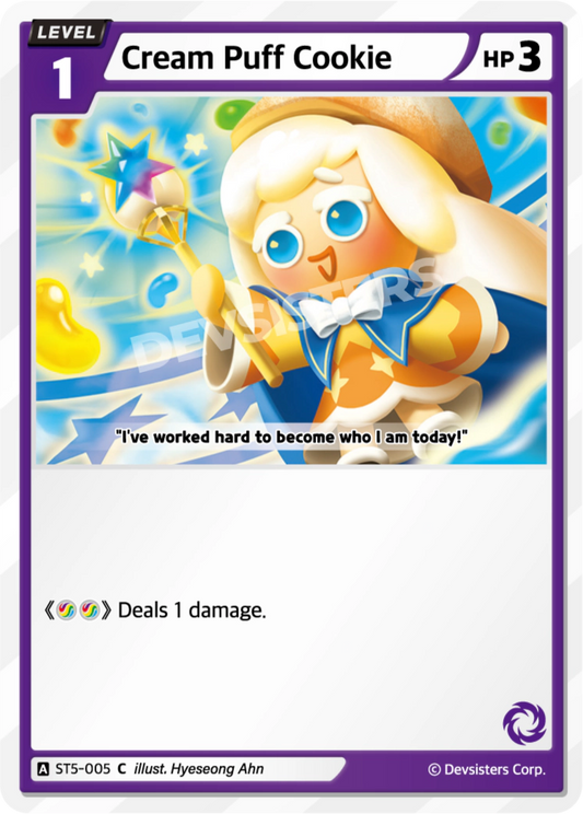 CookieRun TCG - Cream Puff Cookie [ST5-005 C]