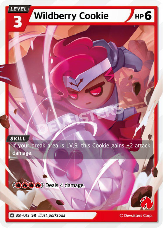 CookieRun TCG - Wildberry Cookie [BS1‑012 SR]