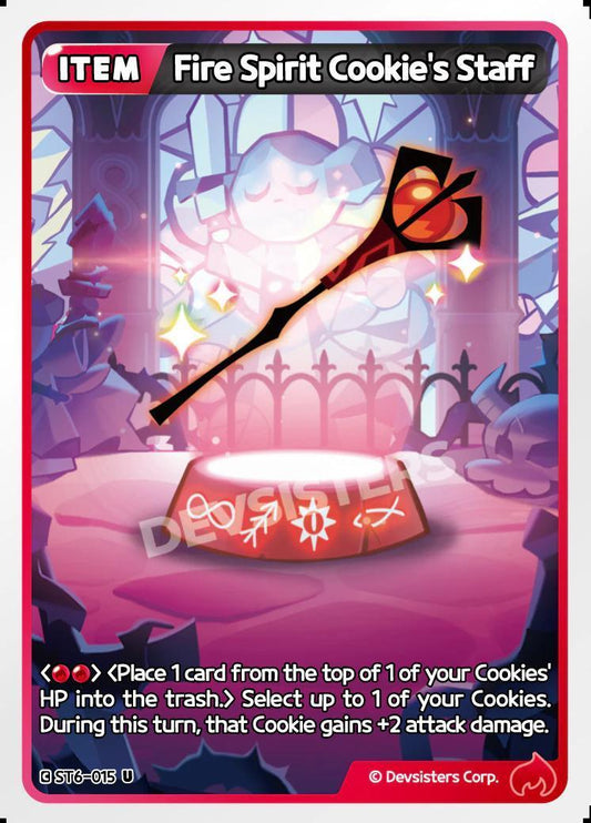 CookieRun TCG - Fire Spirit Cookie's Staff [ST6-015 U]