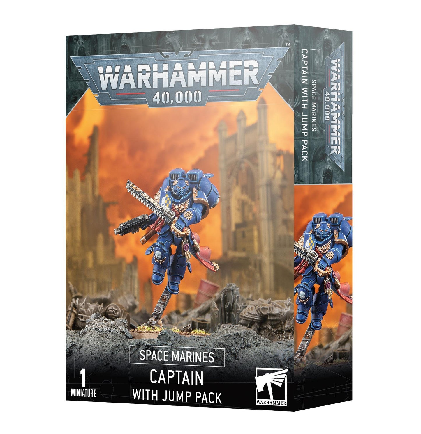 Warhammer 40,000 - Space Marines: Captain With Jump Pack