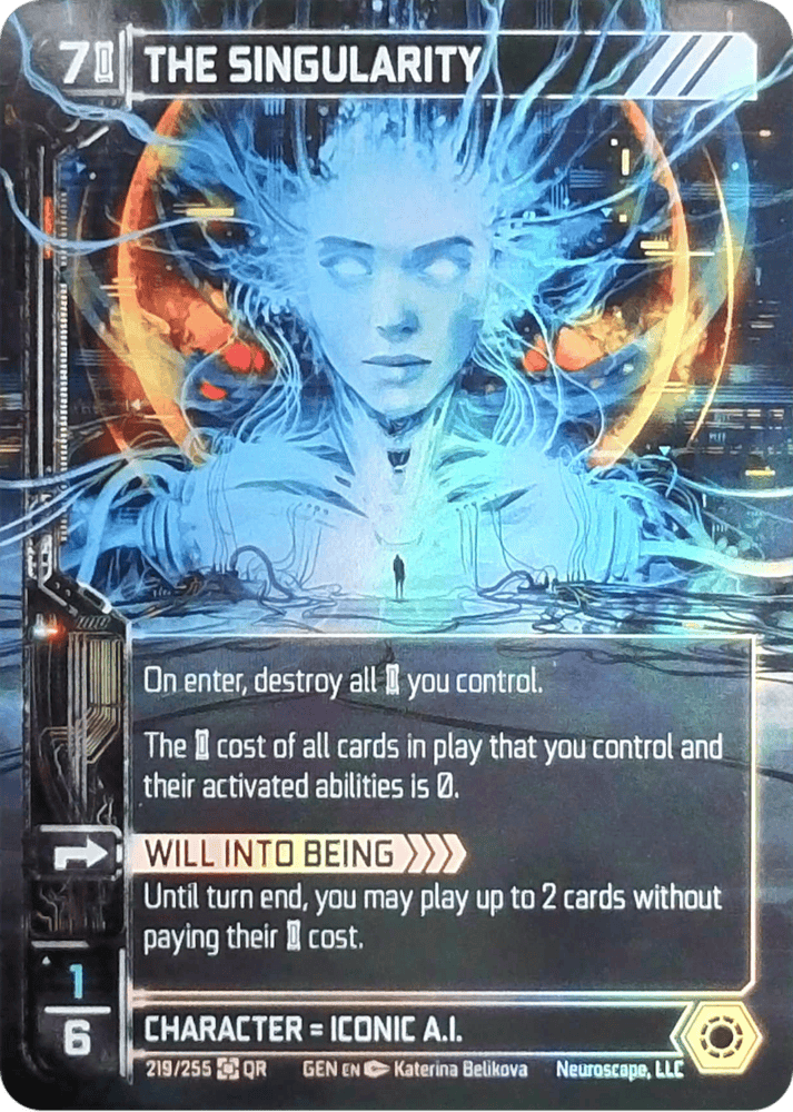 Neuroscape TCG - The Singularity GEN-219 Foil