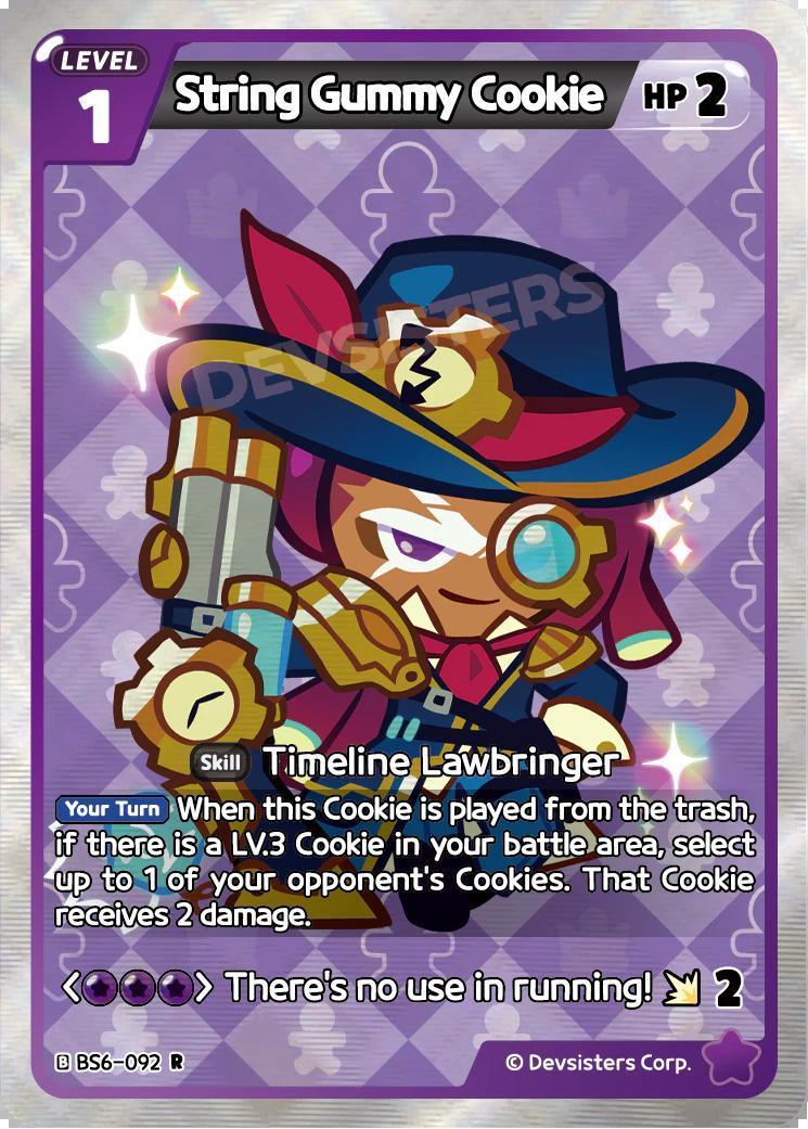 CookieRun TCG - String Gummy Cookie [BS6-092 R]