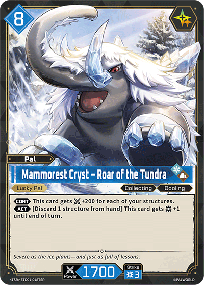 Palworld TCG - Mammorest Cryst – Roar of the Tundra [ETD01-018TSR]