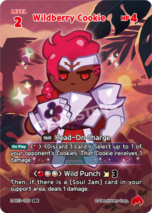 CookieRun TCG - Wildberry Cookie [BS3-009 SEC]