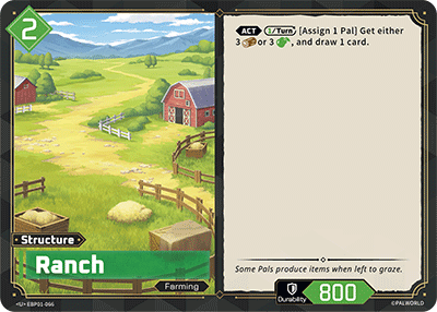 Palworld TCG - Ranch [EBP01-066U]