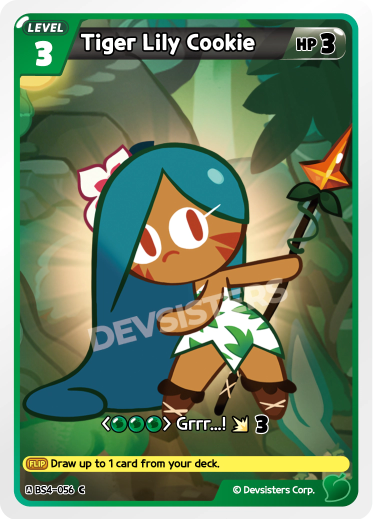 CookieRun TCG - Tiger Lily Cookie [BS4-056 C]