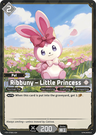Palworld TCG - Ribbuny – Little Princess [ETD01-024TD]