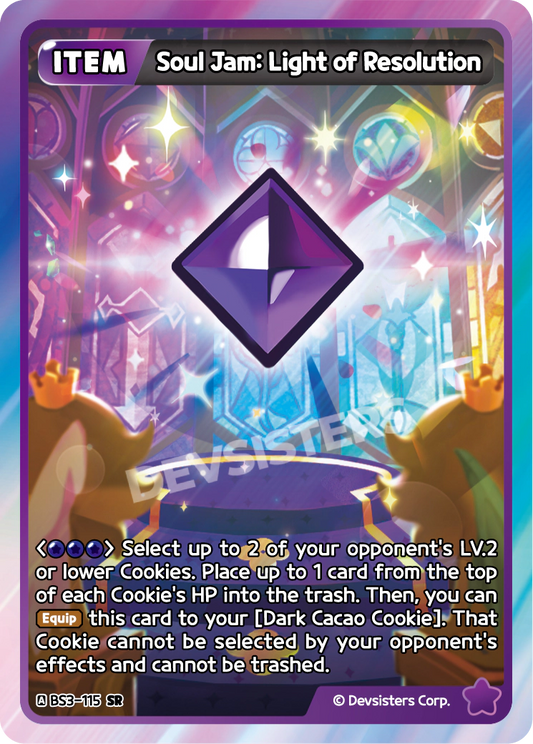 CookieRun TCG - Soul Jam: Light of Resolution [BS3-115 SR]