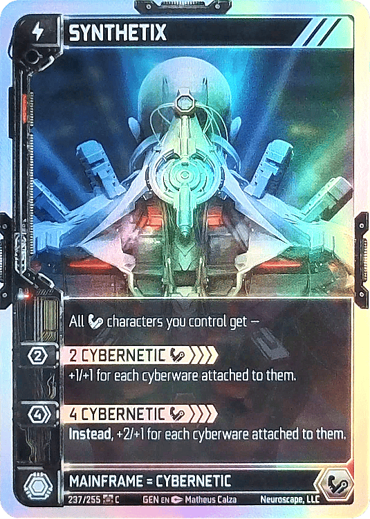 Neuroscape TCG - Synthetix GEN-237 Foil