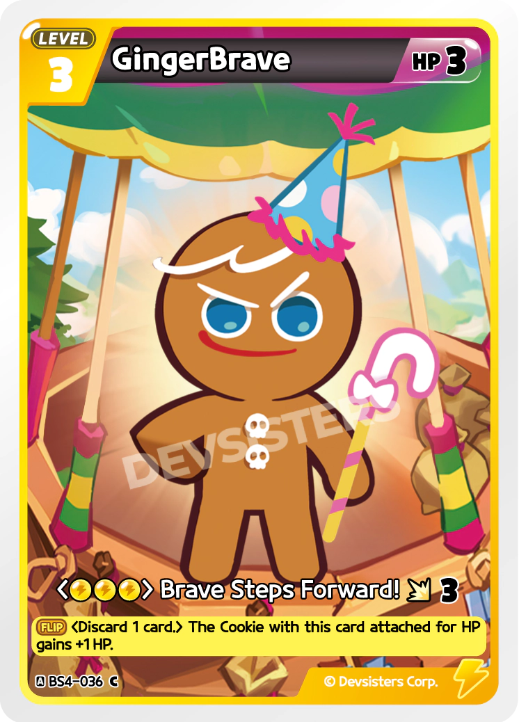 CookieRun TCG - GingerBrave [BS4-036 C]