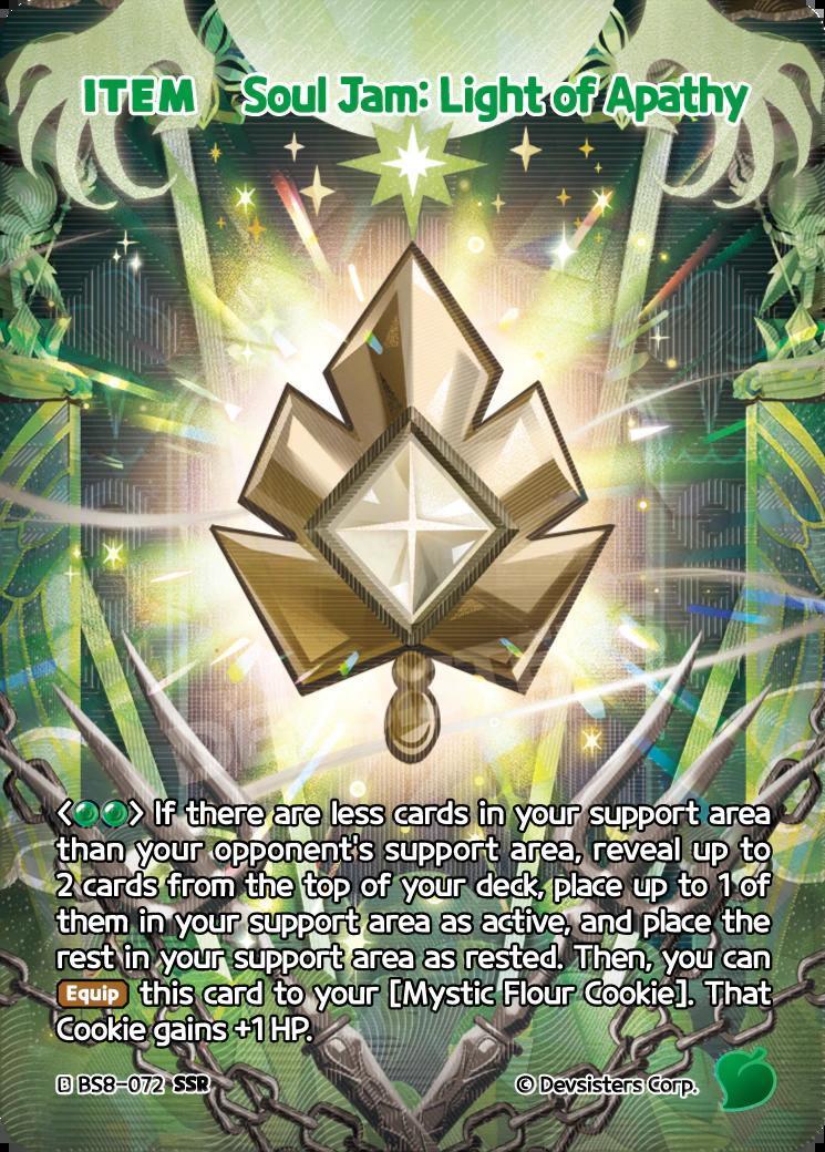 CookieRun TCG - Soul Jam: Light of Apathy [BS8-072 SSR]
