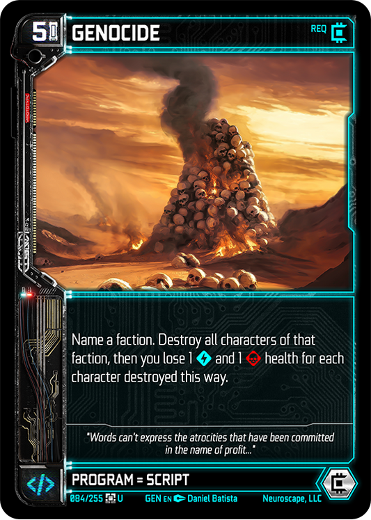 Neuroscape TCG - Genocide GEN-084