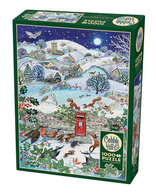 Cobble Hill - Village on a Winter Night Puzzle (1000 Piece)