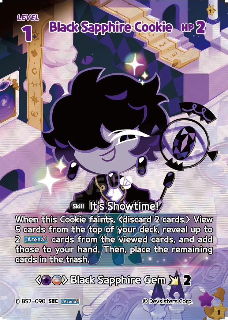 CookieRun TCG - Black Sapphire Cookie [BS7-090 SEC]