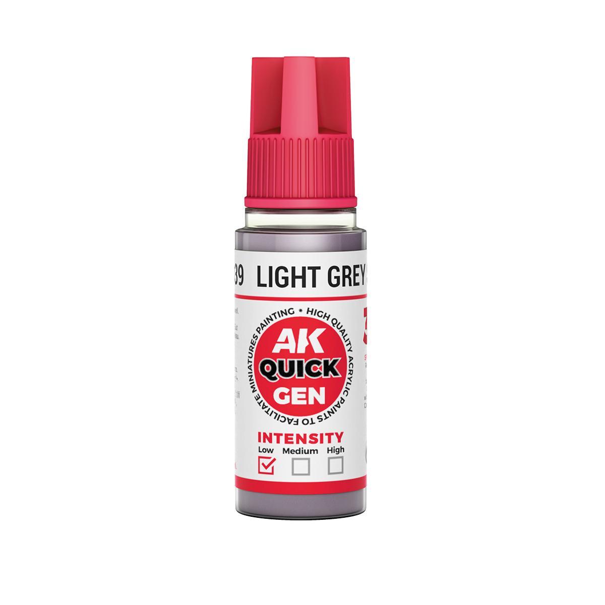 AK Interactive - Quick Gen: Light Grey Shadow (18 ml)