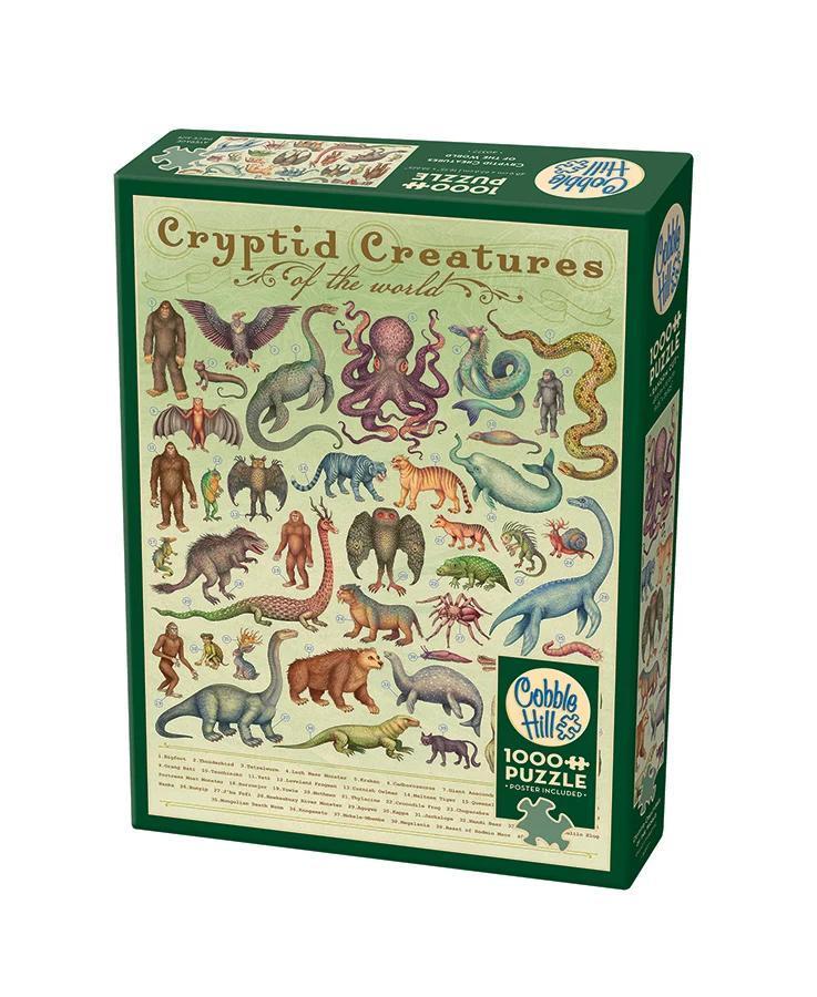 Cobble Hill - Cryptid Creatures Puzzle | 1000 Piece
